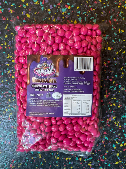 Dr Sugar Light Pink Chocolate Bean 1kg
