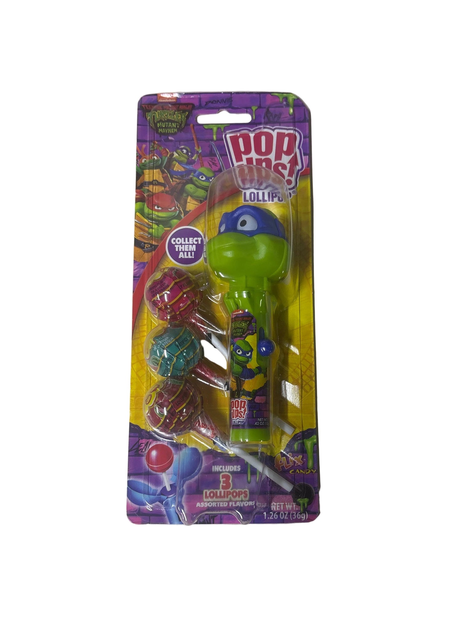 Popups Lollipop Turtles Mutant 36g