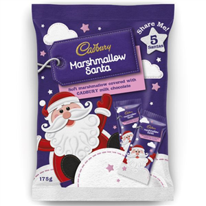 CAD XMAS MALLOW SANTA 175G