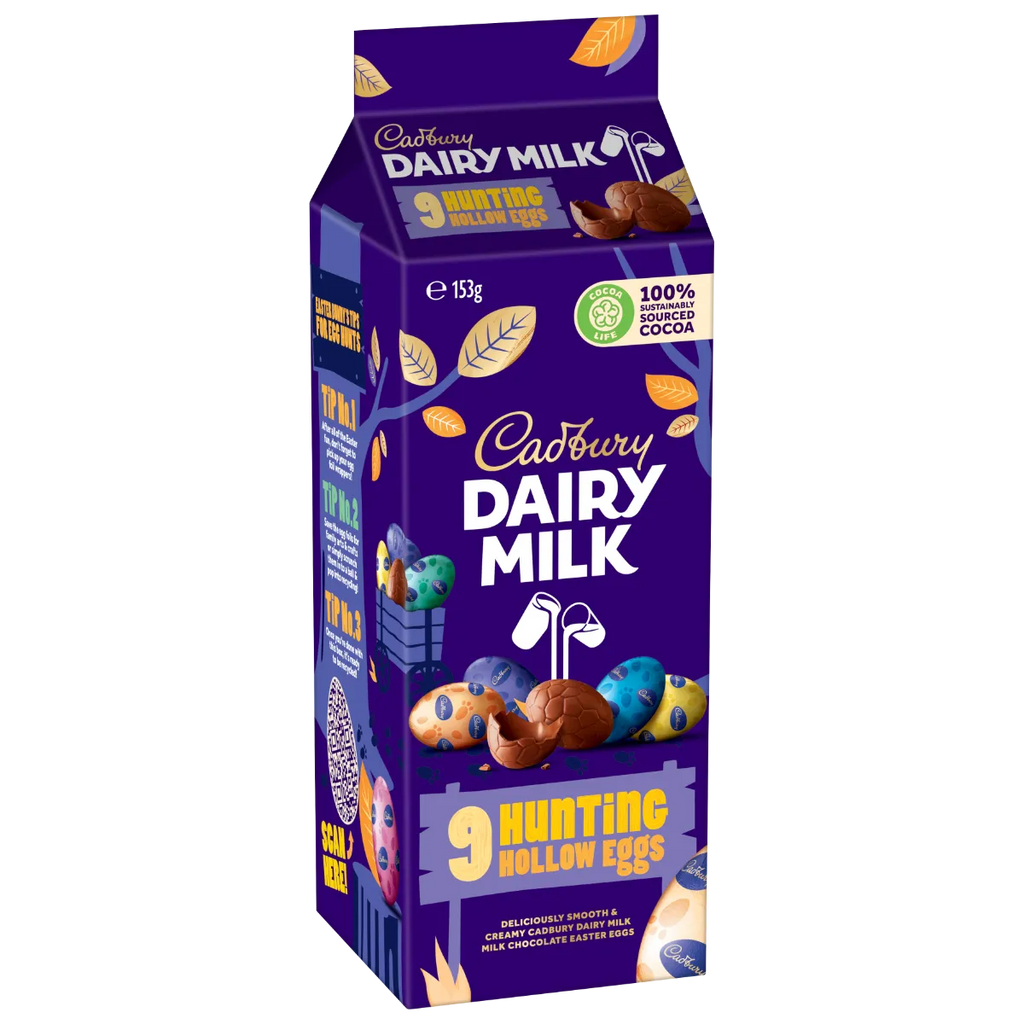 153g Cadbury Dairy Milk egg carton