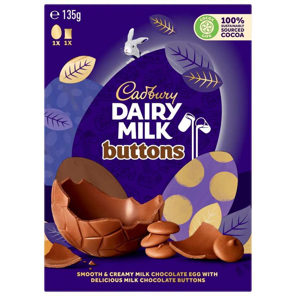 135g Cadbury Dairy Milk Buttons Gift Box
