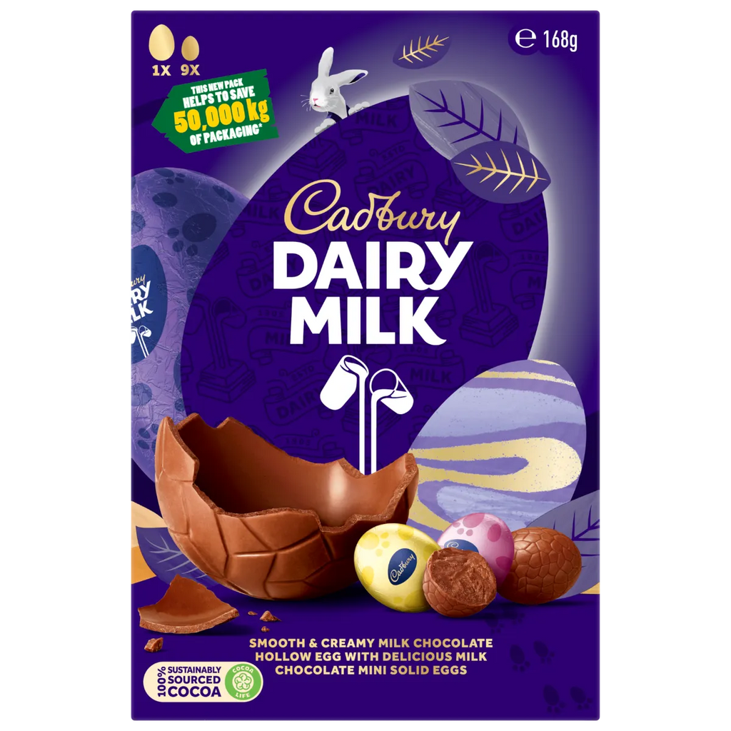 168g Cadbury Dairy Milk Egg Gift Box
