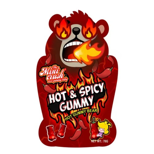Hot N Spicy Gummy Bears 70g
