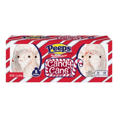 US Peeps Marshmallow Candy Cane 5 Chicks 42g