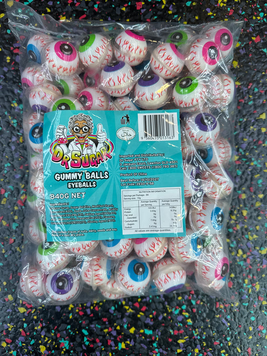 Dr Sugar - Eyeball Gummy Balls 840g