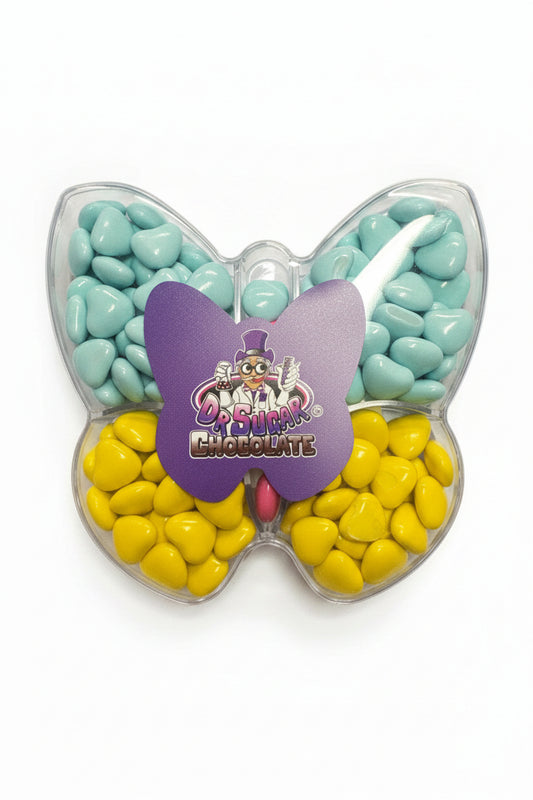 120G CHOCOLATE BEANS HEART-BUTTERFLY
