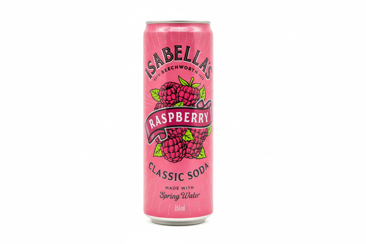 Isabella’s Classic Soda - Raspberry 355ml
