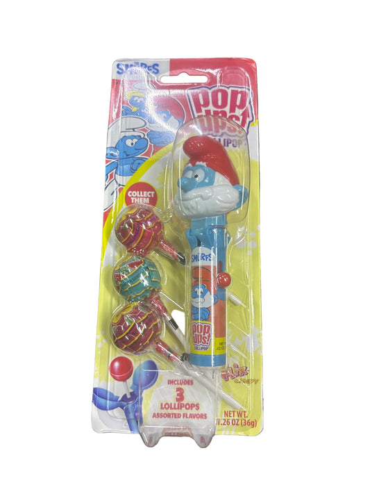 Popups Lollipop Smurf 36g