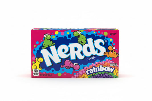 US Wonka Nerds Rainbow Movie Box 141g - Tom's Confectionery Warehouse