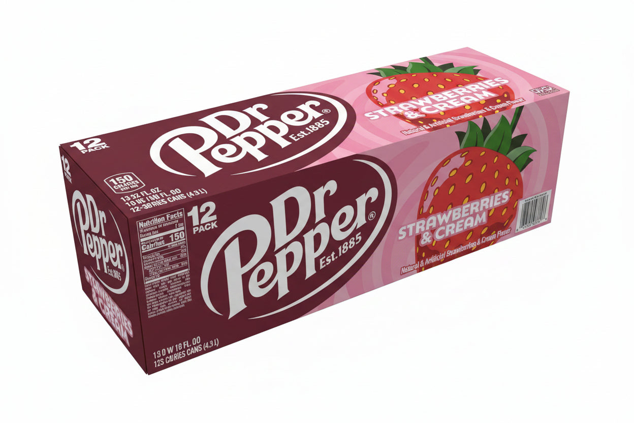 US Dr Pepper Strawberry Cream 355ml