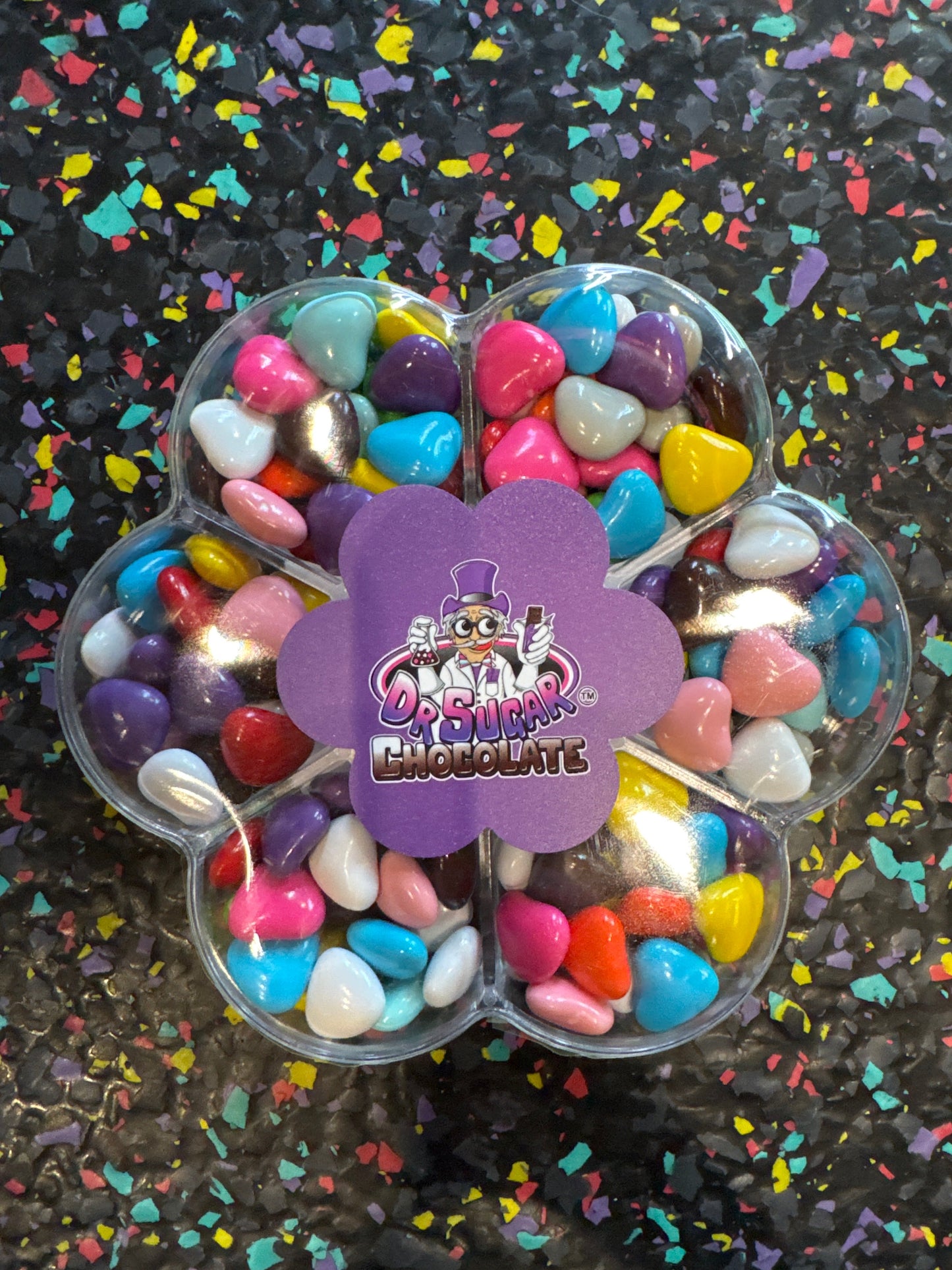 120g CHOCOLATE BEANS BUTTON-FLOWER