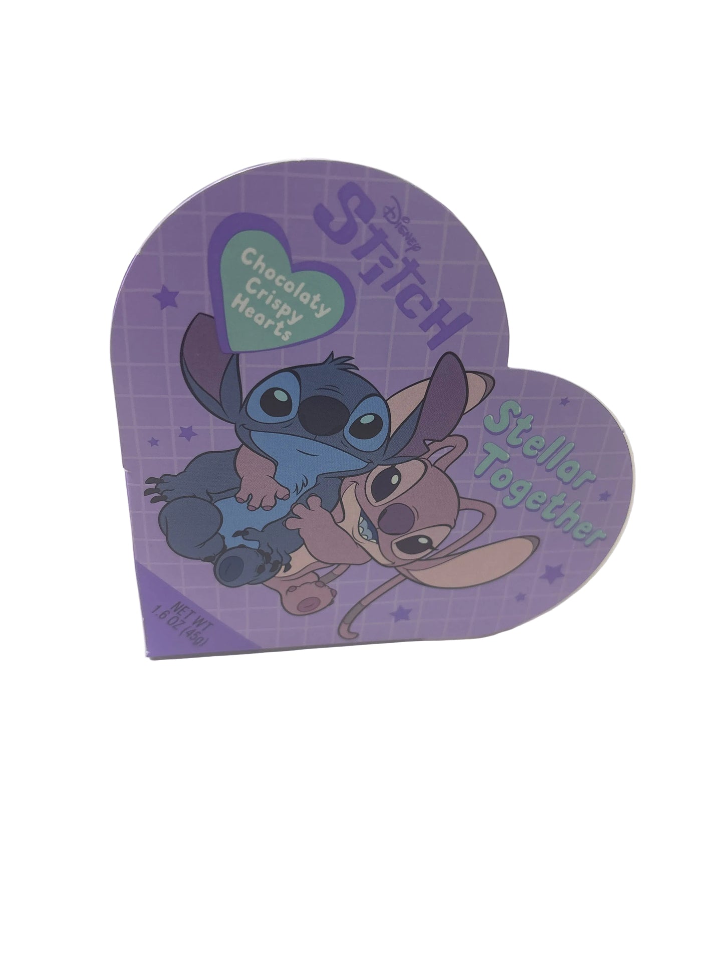 Disney Stitch Crispy Chocolate Heart 45g