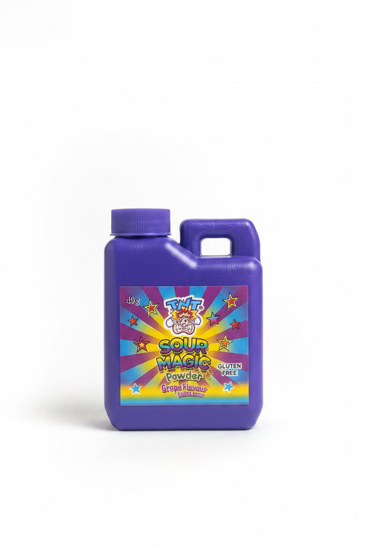 TNT Sour Magic Powder Grape Flavour 40g
