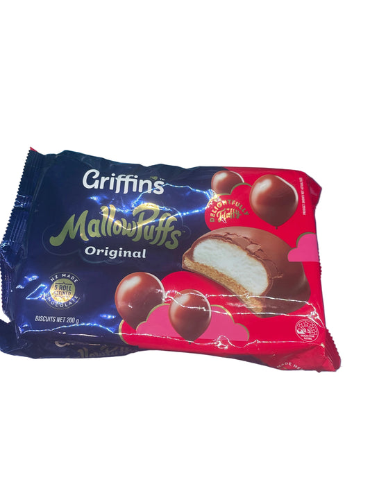 Griffins Mallow Puffs Original Biscuits 200g - Tom's Confectionery Warehouse