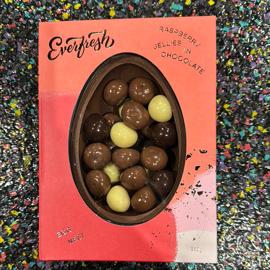 250g - Everfresh Egg Nest - Chocolate Raspberries