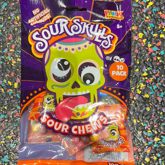 Sour Skulls Chewy Candy 30g
