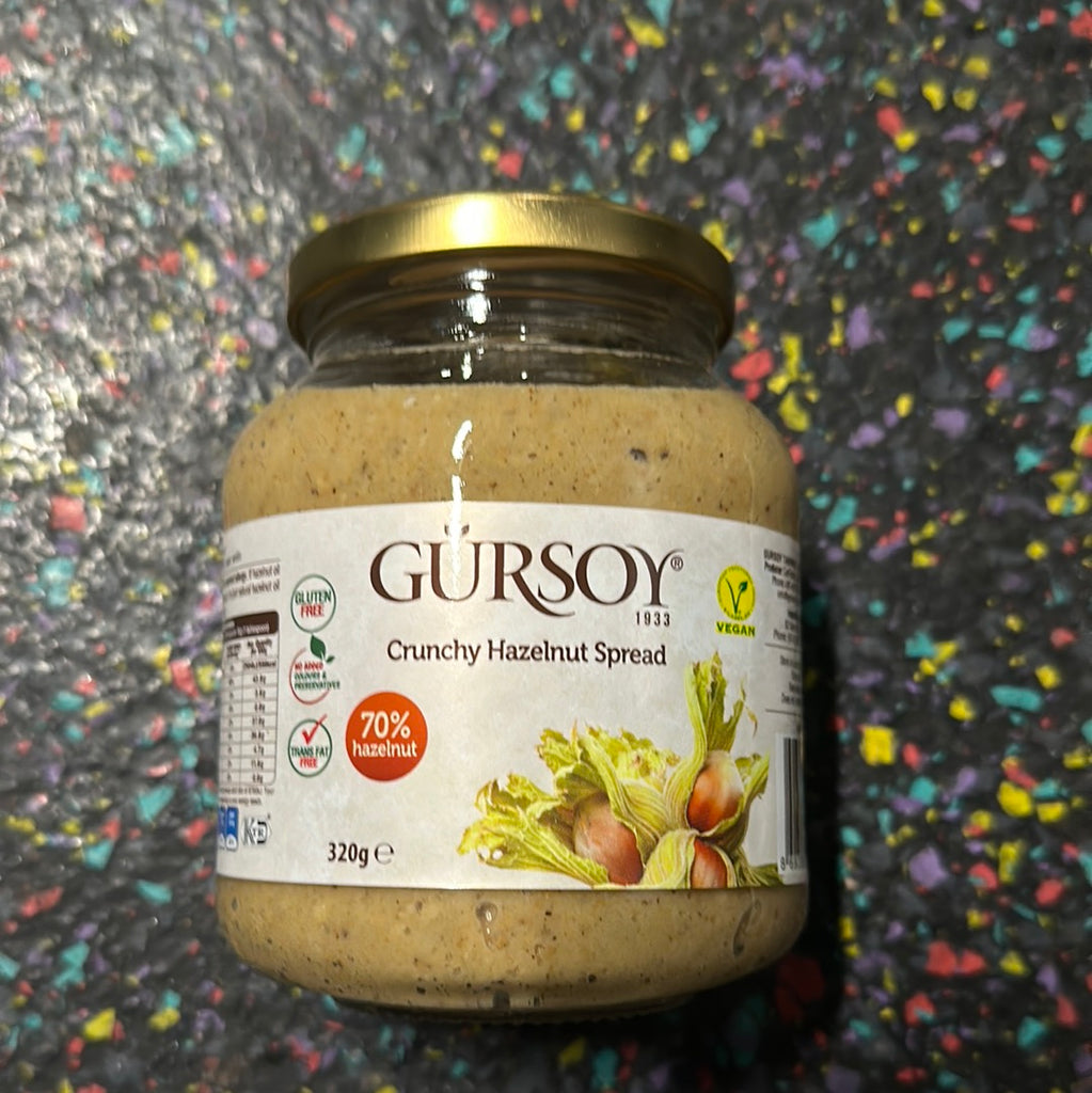 Crunchy Hazelnut Spread 320g Tom's Confectionery Warehouse