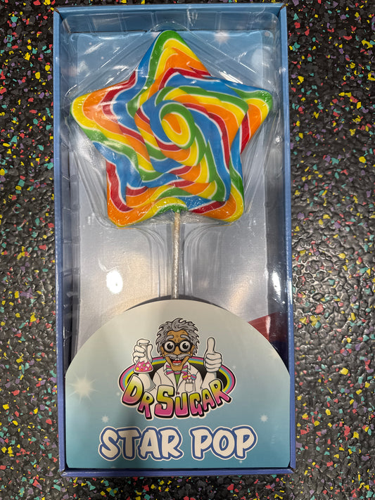 Dr Sugar - Giant Rainbow Star Pop 397g