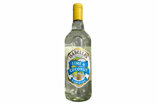 Isabella’s Cordial - Lime & Coconut 700ml - Tom's Confectionery Warehouse