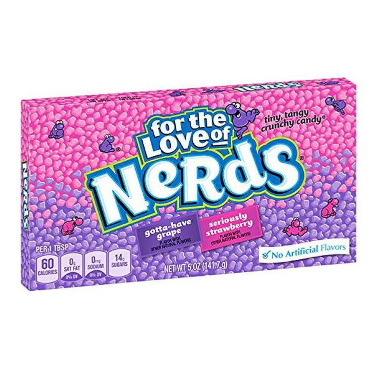 US Wonka Nerds  Grape/Strawberry box 141g