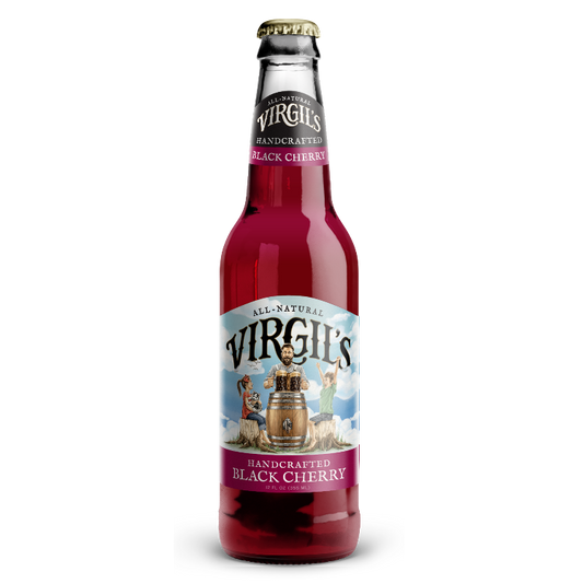 Virgils Black Cherry Soda Bottle 355ml