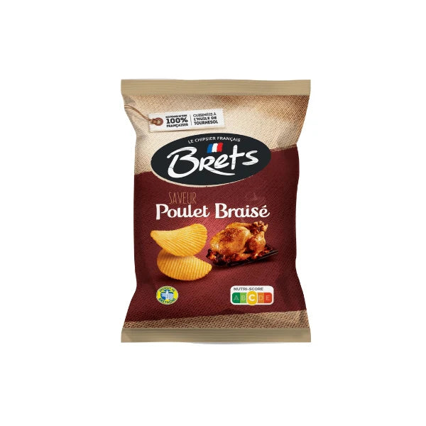 France Brets Braised Chicken Chips 125g