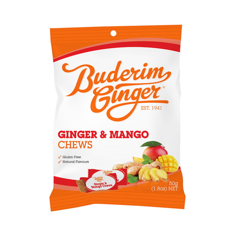 Buderim Ginger Ginger & Mango Chews