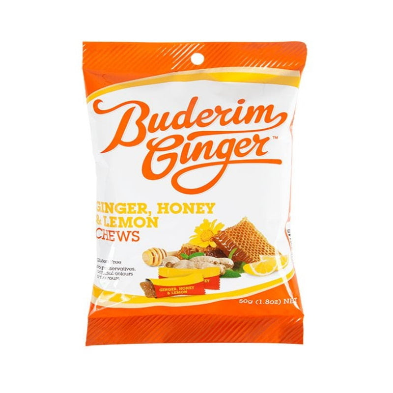 Buderim Ginger Ginger, Honey & Lemon Chews