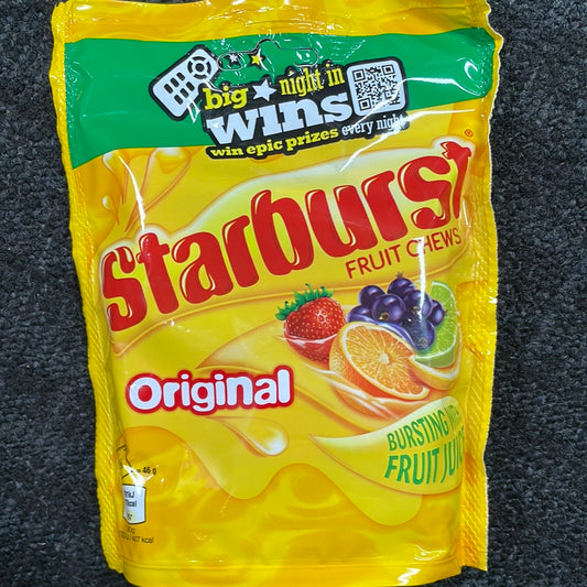 UK Starburst Original fruit chews - 127g