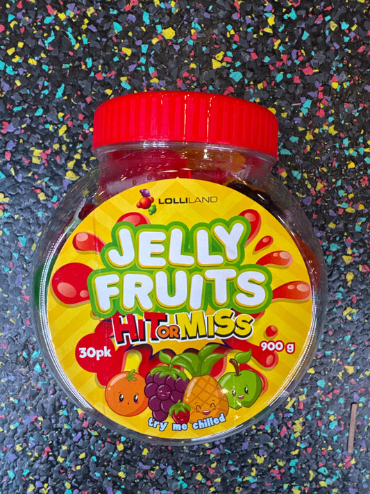 Jelly Fruit Jar hit and miss 900g