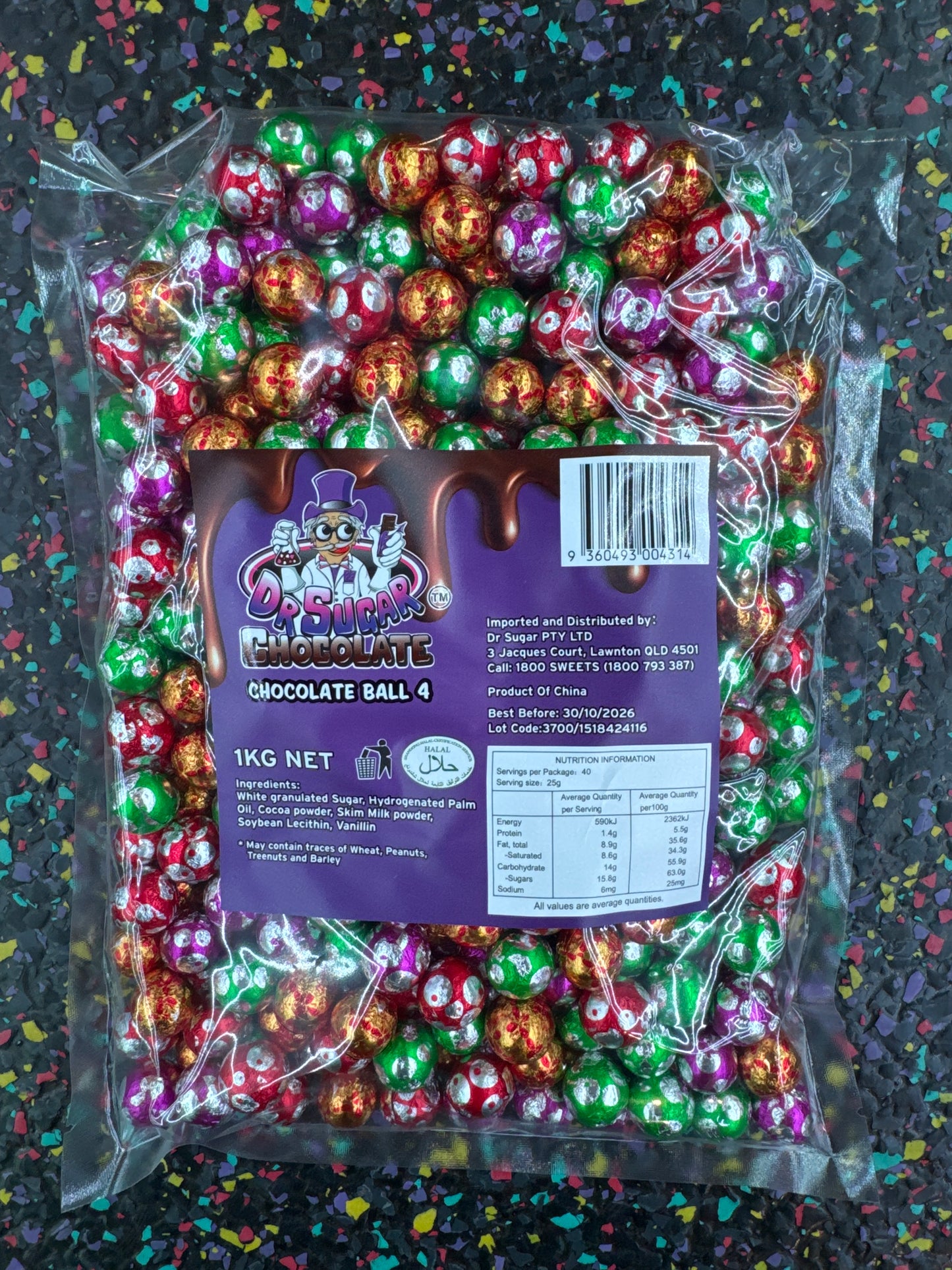 Dr Sugar - Polka Dot Chocolate Ball (ball 4) 1kg