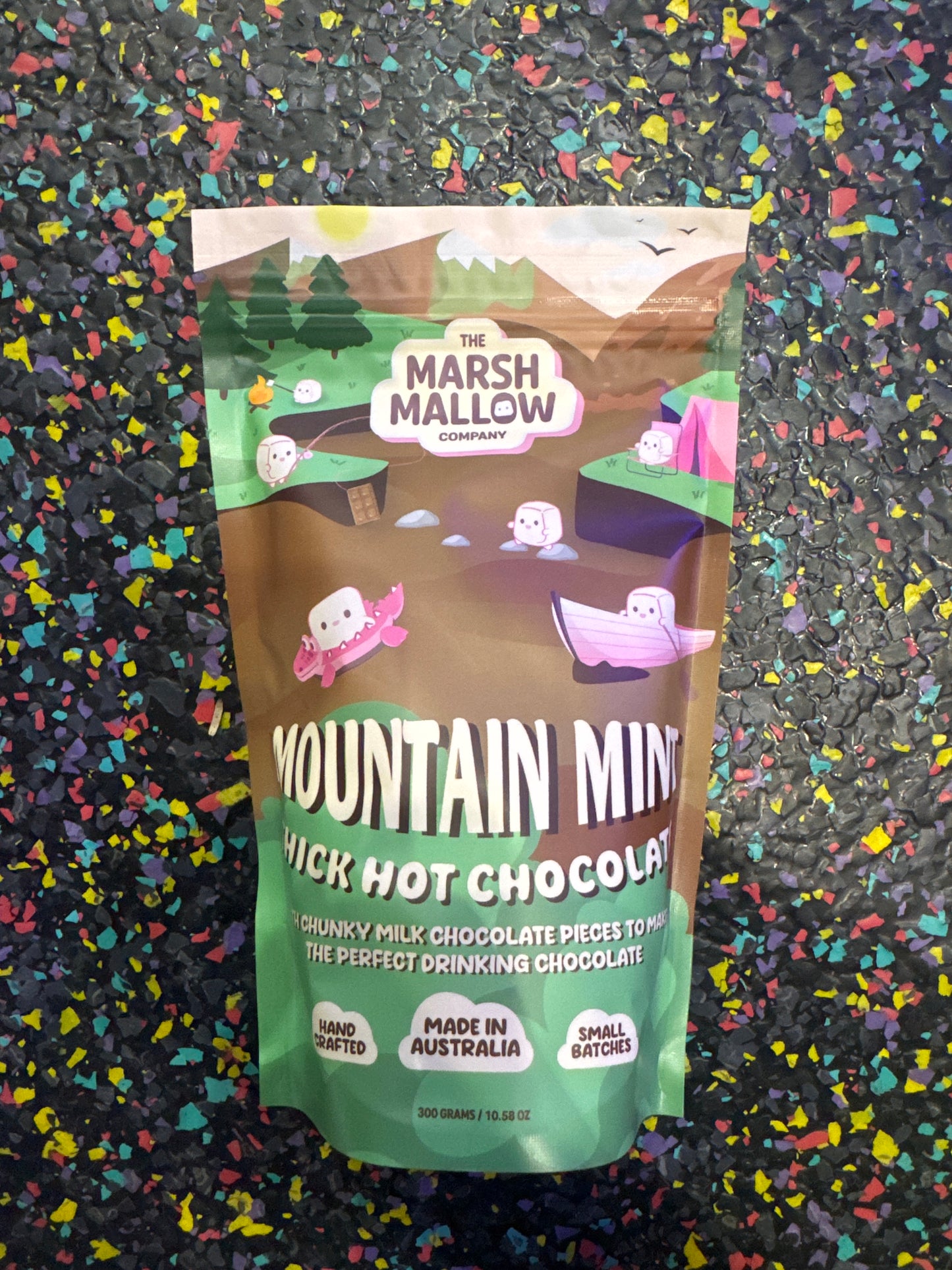 Marshmallow Co. Mountain Mint Thick Hot Chocolate 300g