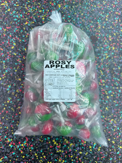 ABF Rosy Apples on Stick - Tom's Confectionery Warehouse