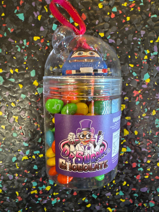 140g CHOCOLATE BEANS BUTTON-HANGING BEAR