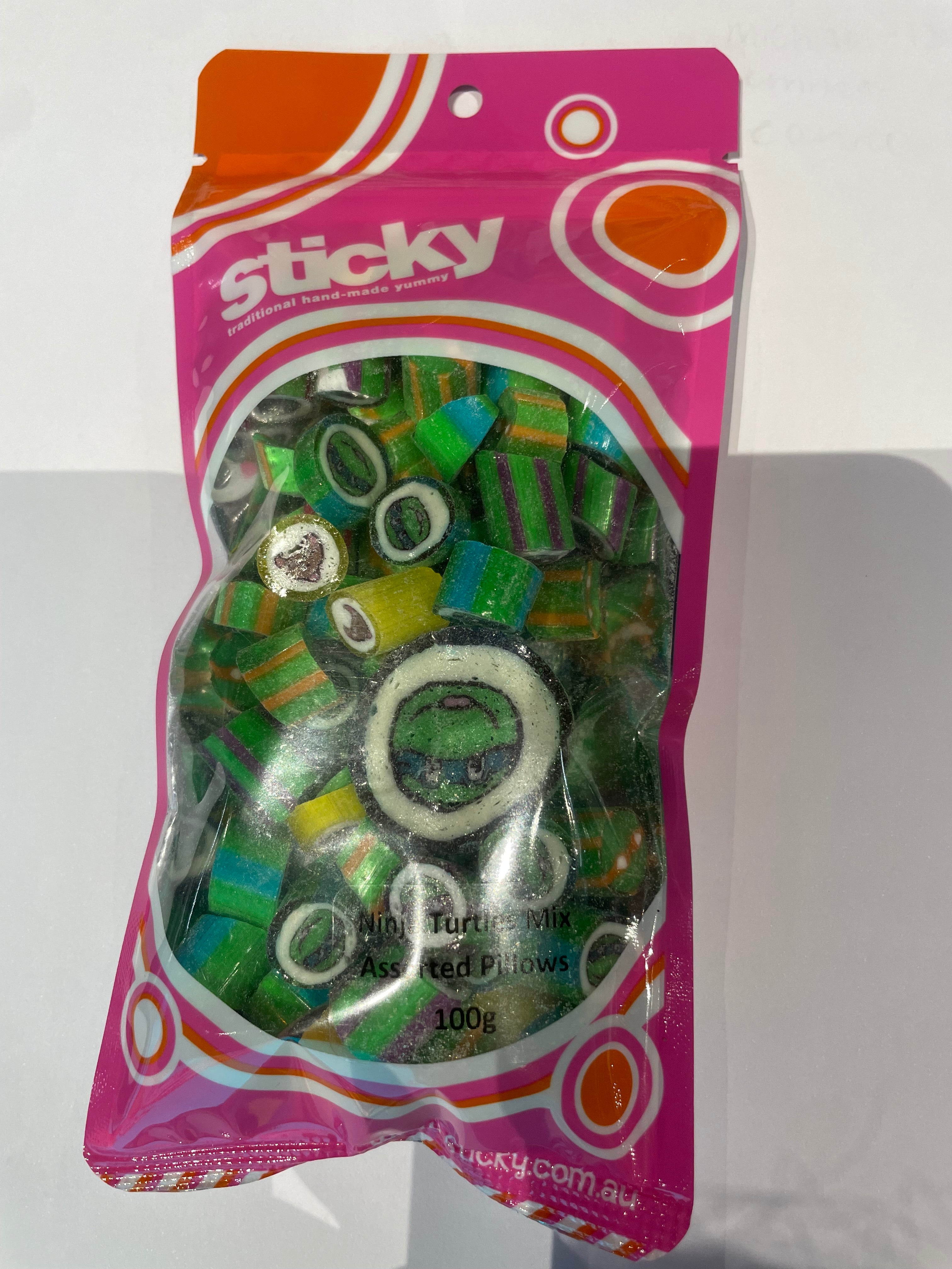 Sticky Turtle Sticky- Ninja turtles mix 100g – Tom's Confectionery Warehouse