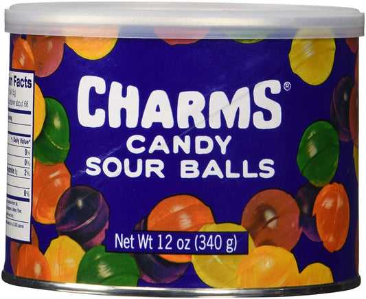 Charms Assorted Sour Ball Canister