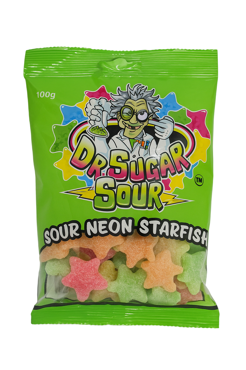 Dr Sugar Sour Neon Starfish 100g
