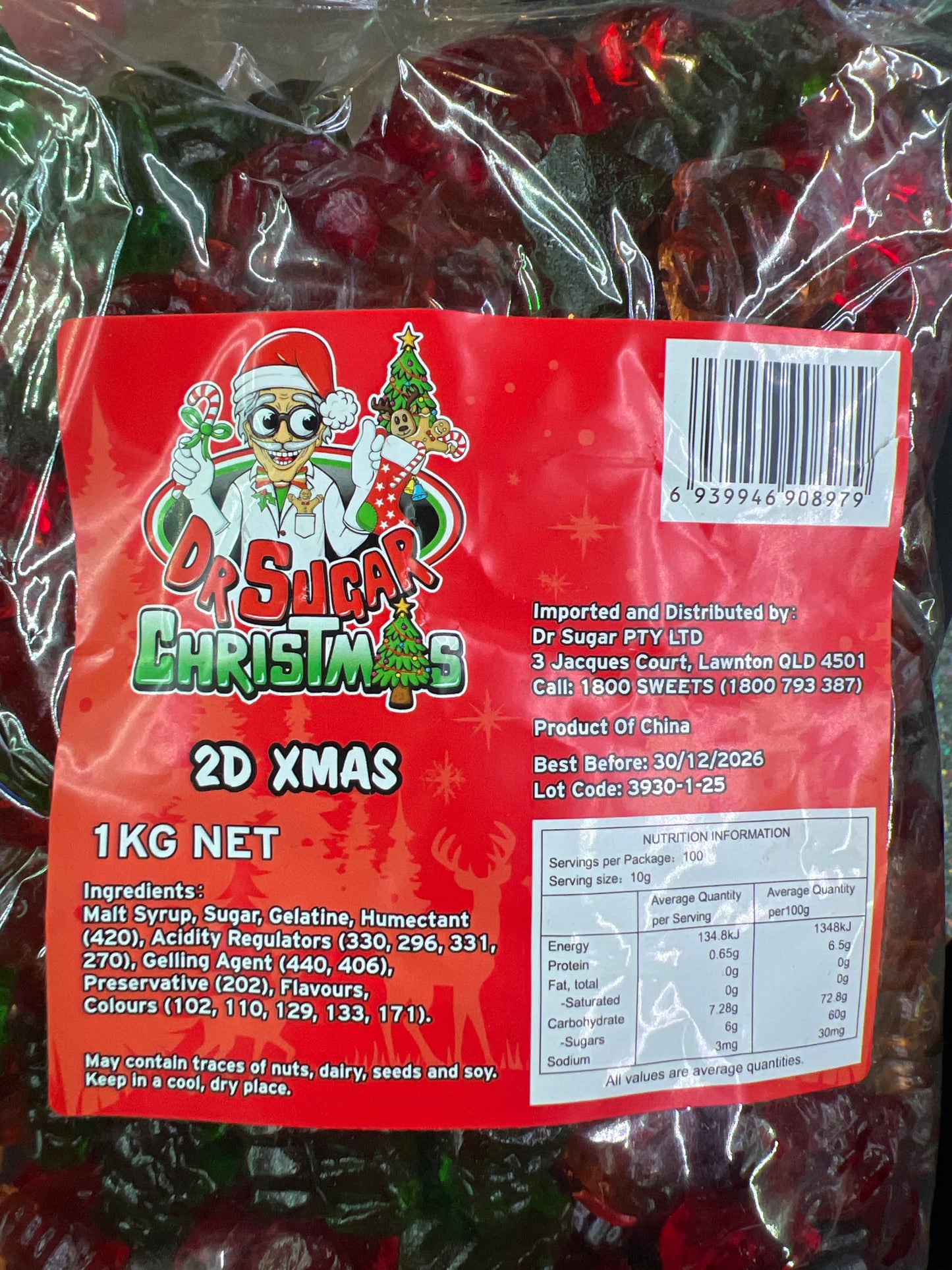Dr  Sugar 2D Xmas Gummy 1kg