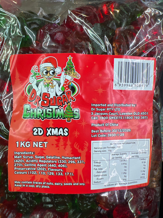 Dr  Sugar 2D Xmas Gummy 1kg
