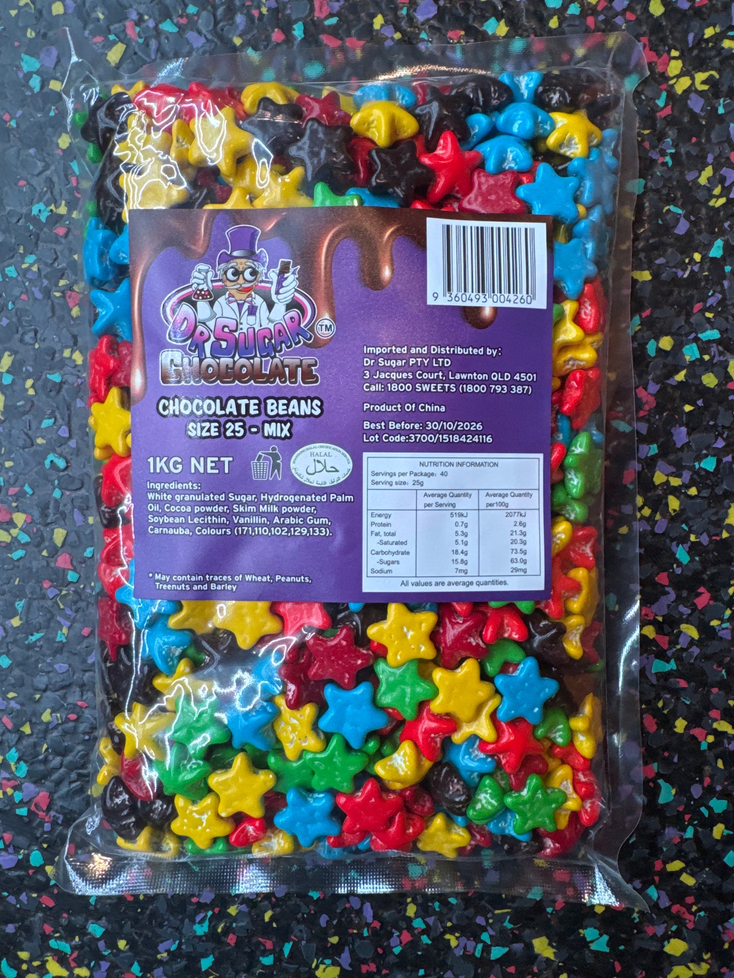 Dr Sugar Mix Chocolate Star 1kg