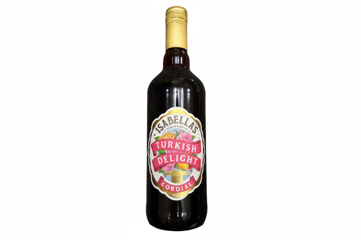Isabella’s Cordial - Turkish Delight 700ml - Tom's Confectionery Warehouse