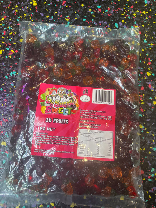 Dr Sugar 3D Fruit Gummy 1kg