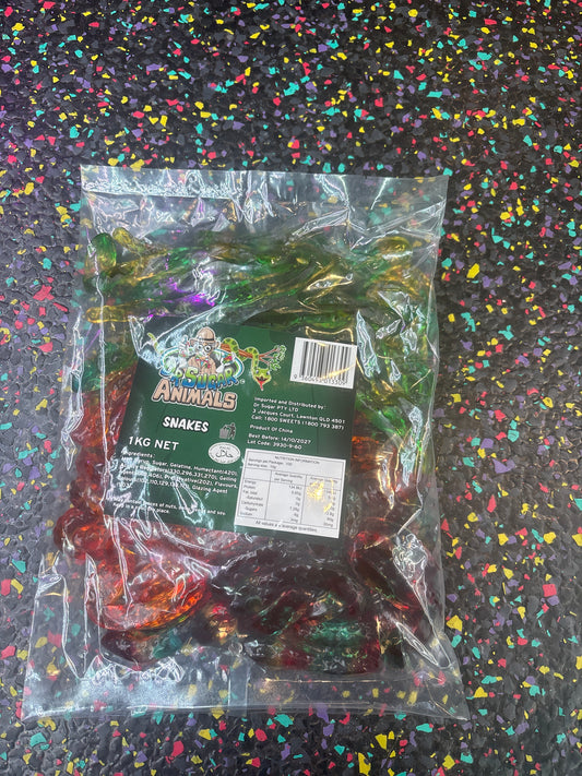 Dr Sugar - snake gummy 1kg