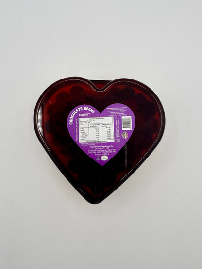 80g CHOCOLATE BEANS BUTTON-HEART