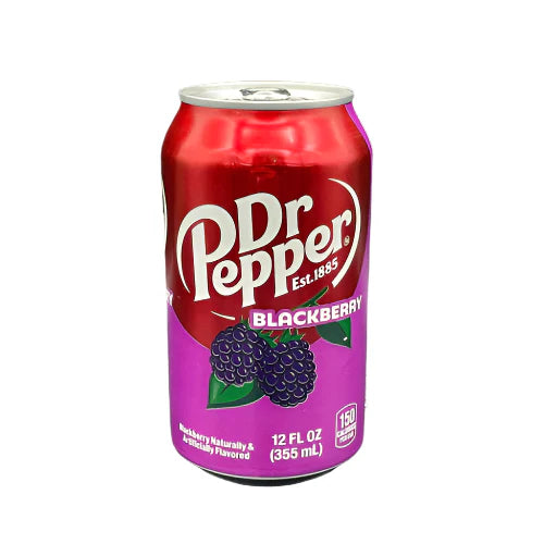 US Dr. Pepper Black Berry 355ml - Tom's Confectionery Warehouse