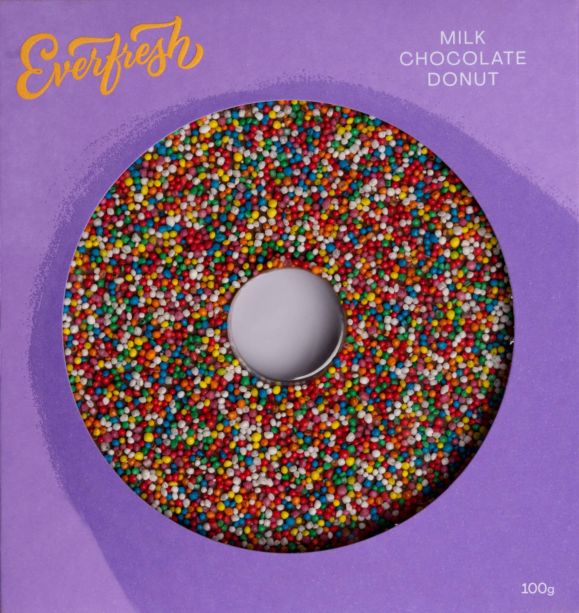 Everfresh Milk Chocolate Donut 100g Tom's Confectionery Warehouse