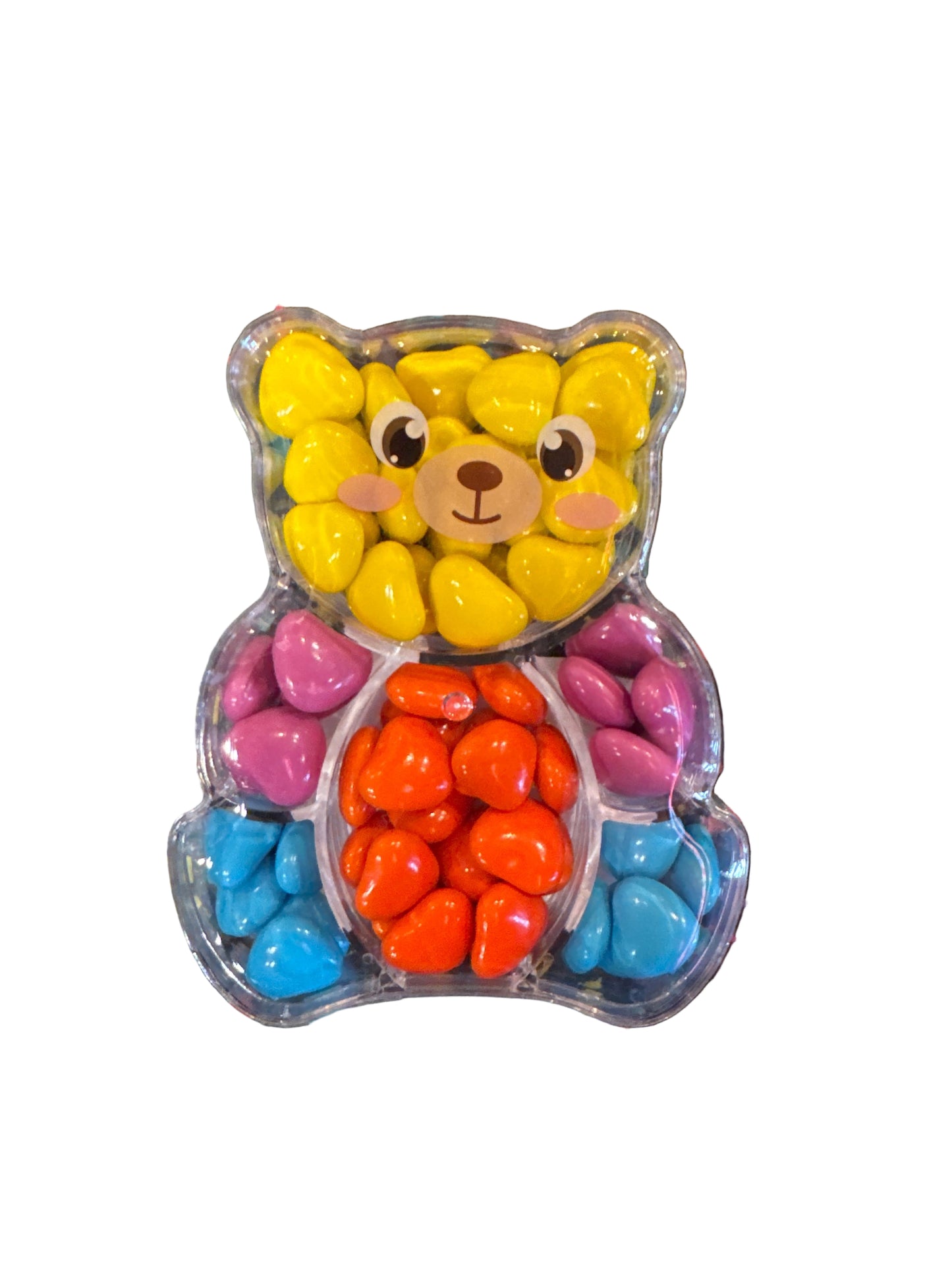 Dr Sugar Teddy Bear - Chocolate Beans Heart 60g