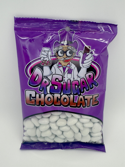 Dr Sugar 100g White Chocolate Heart Beans