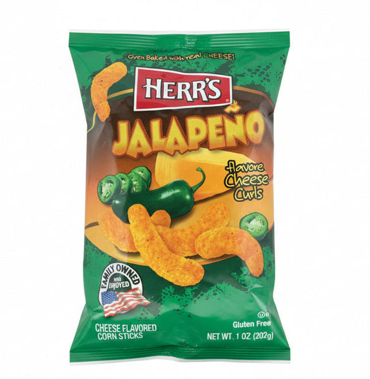 Herr’s Jalapeño Curls 28g