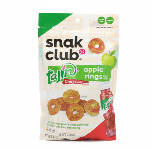 US Snak Club Tajin Apple Rings 142g